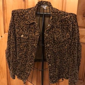 Animal print jacket